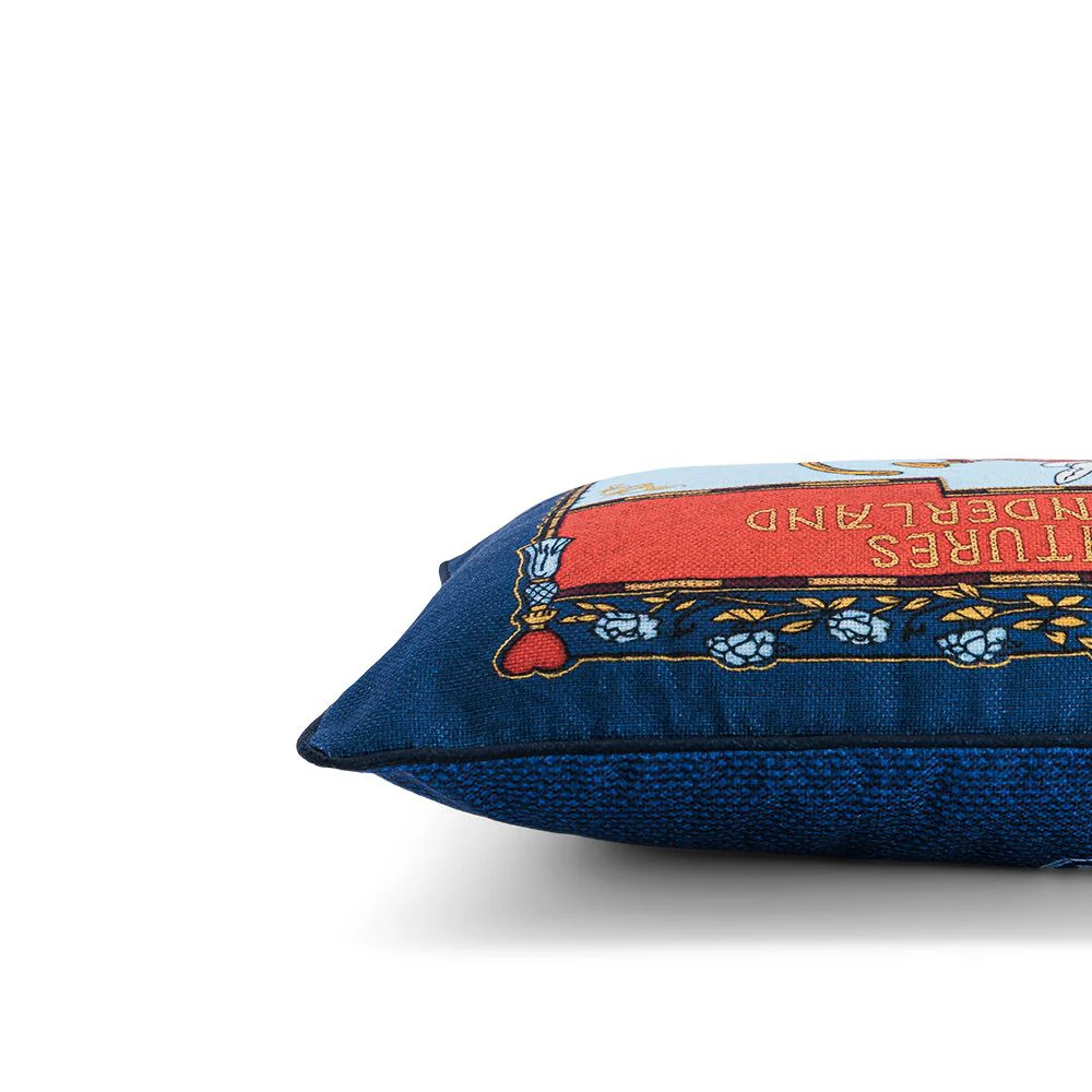 Alice in Wonderland - The White Rabbit (Printed Cushion) - Image 2