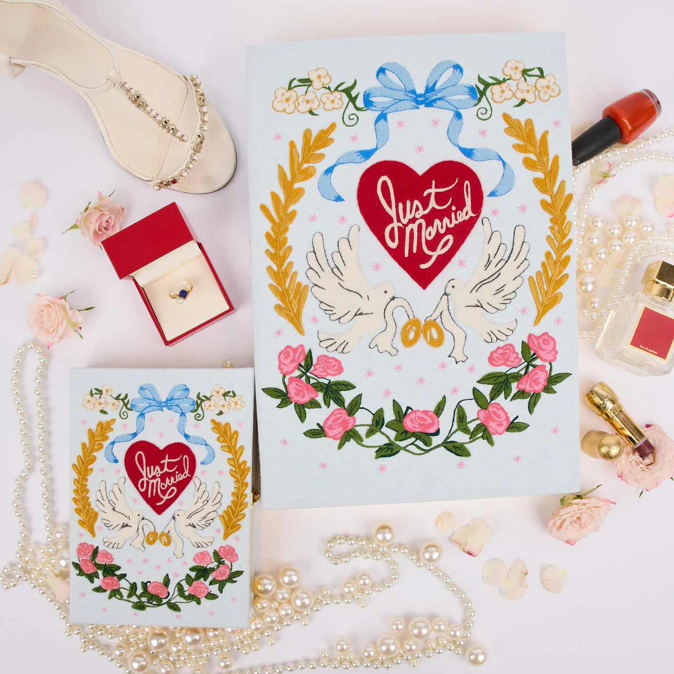 Just Married - Lovebirds (Light Blue - Giant) - Image 5