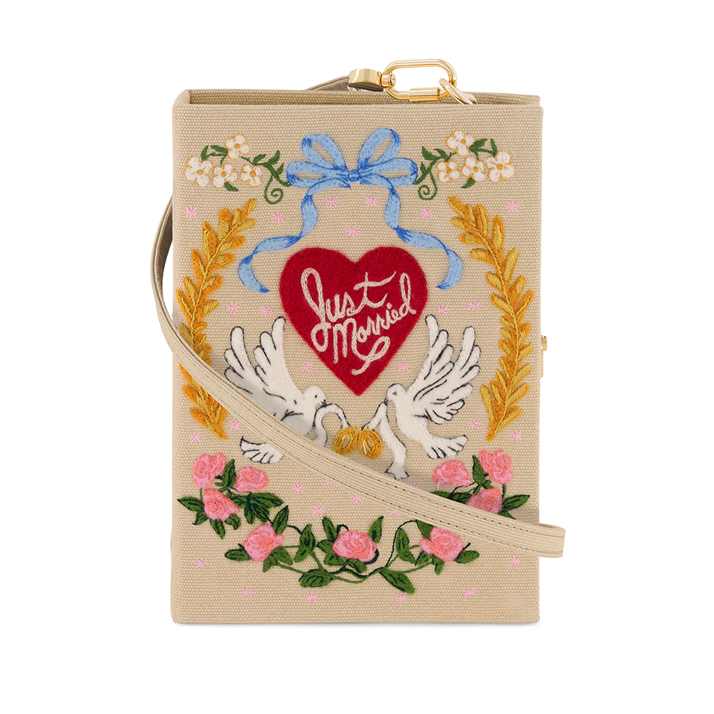 Just Married - Lovebirds (Beige - Customizable - Strapped)