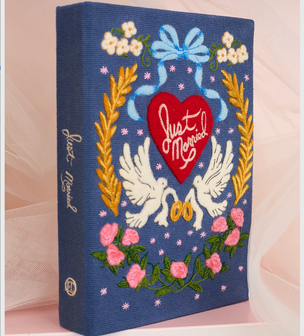 Just Married - Lovebirds (Blue - Customizable) - Image 5