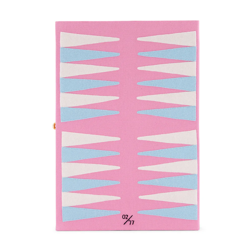 The Backgammon Book (Pink - Giant Game Board Clutch) - Image 3