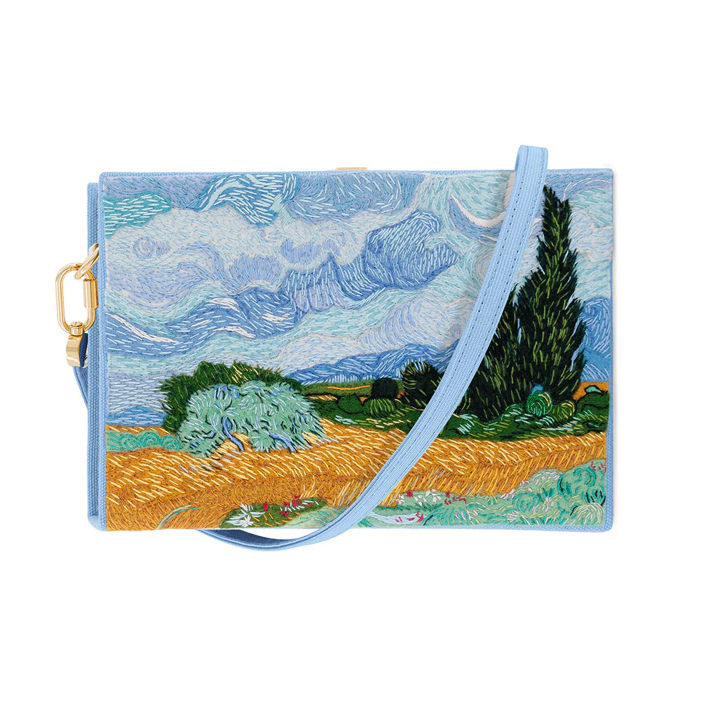 Wheat Field with Cypresses (Strapped)